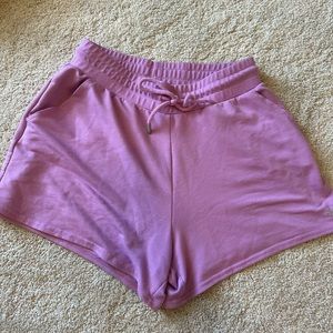 M Lilac Alo Shorts - gently used